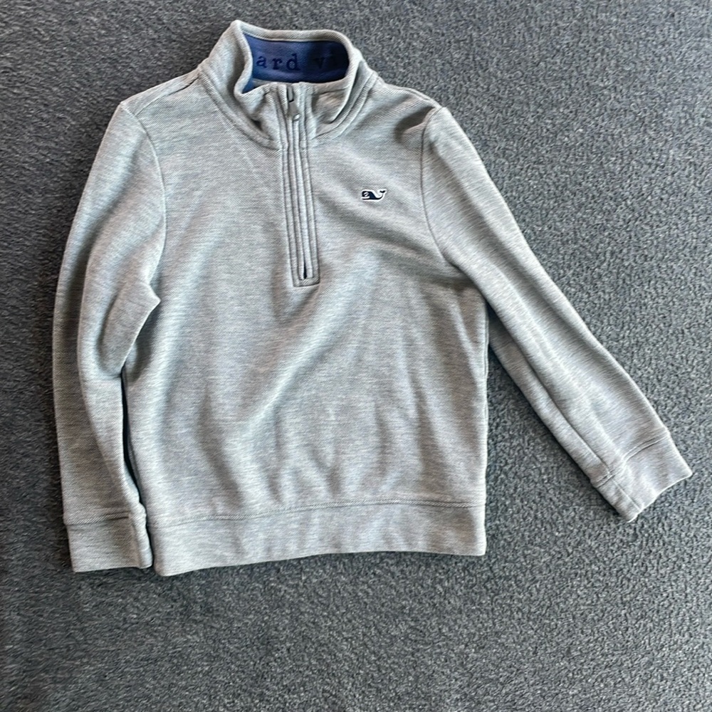 Boys Vineyard Vines Saltwater 1/2 zip sweater